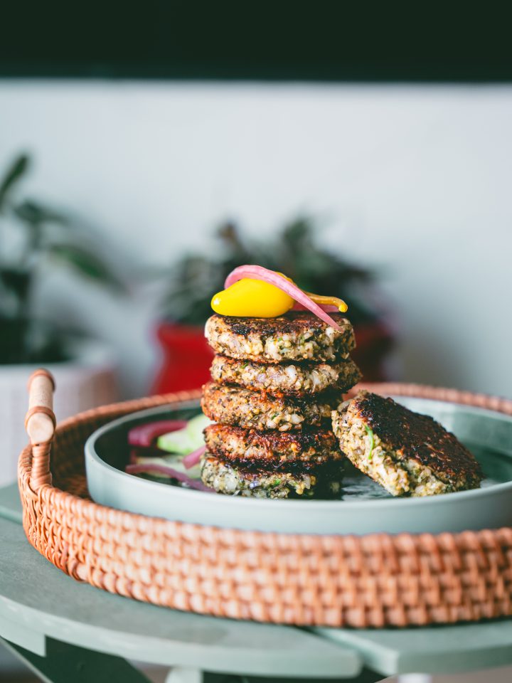 Mung Bean Sprout Paneer tikki