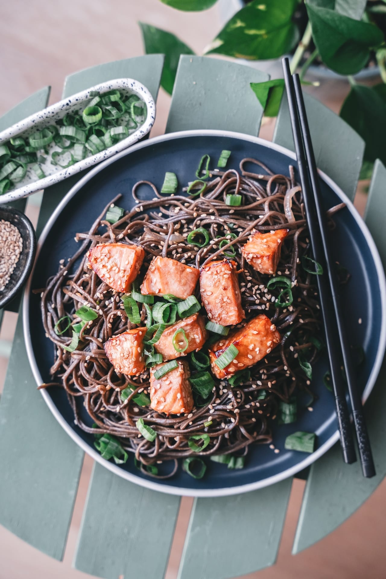 Salmon Soba Noodles