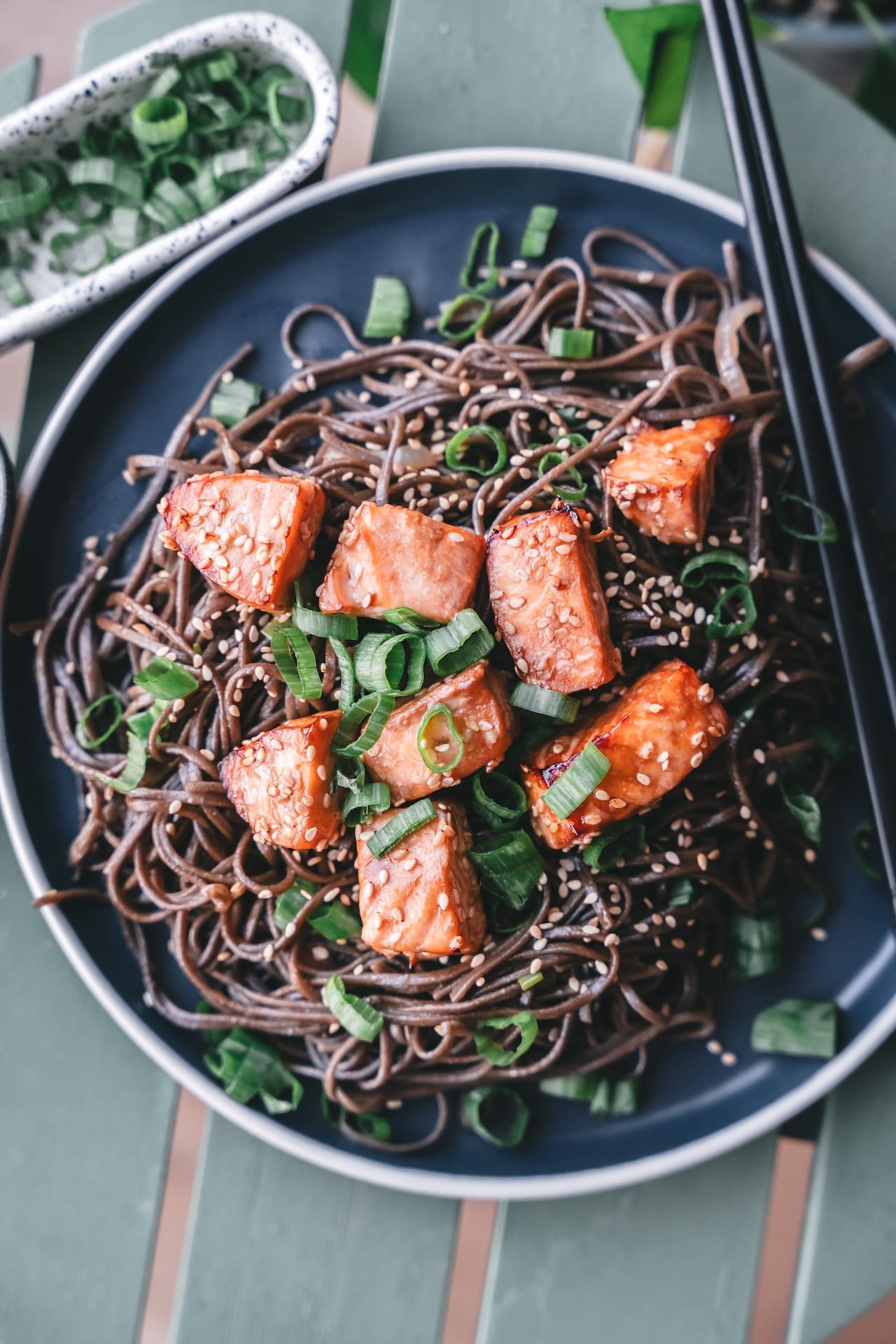 Salmon Soba Noodles