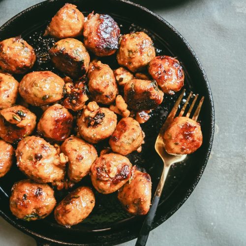 Easy Baked Chicken Meatballs
