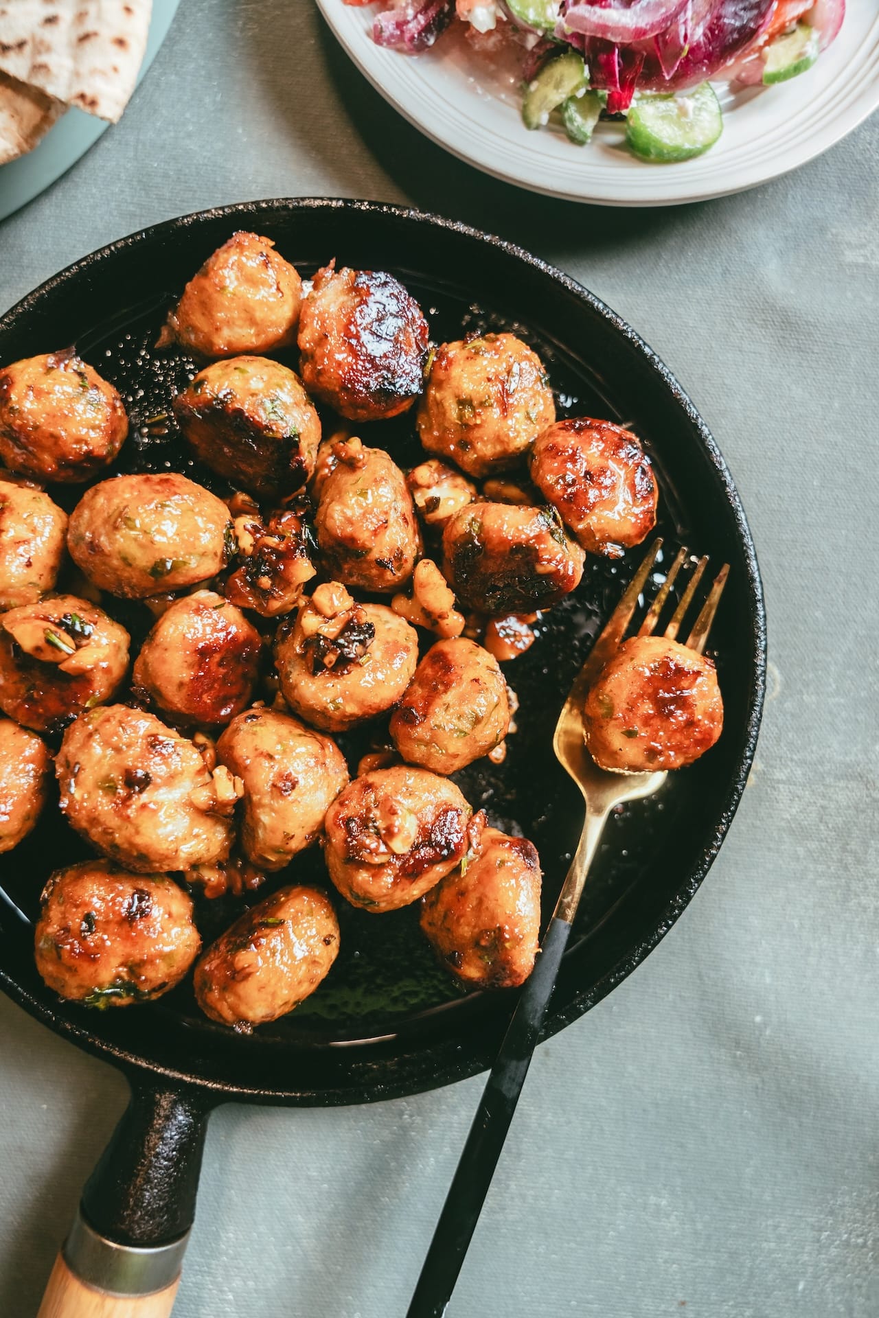 Easy Baked Chicken Meatballs